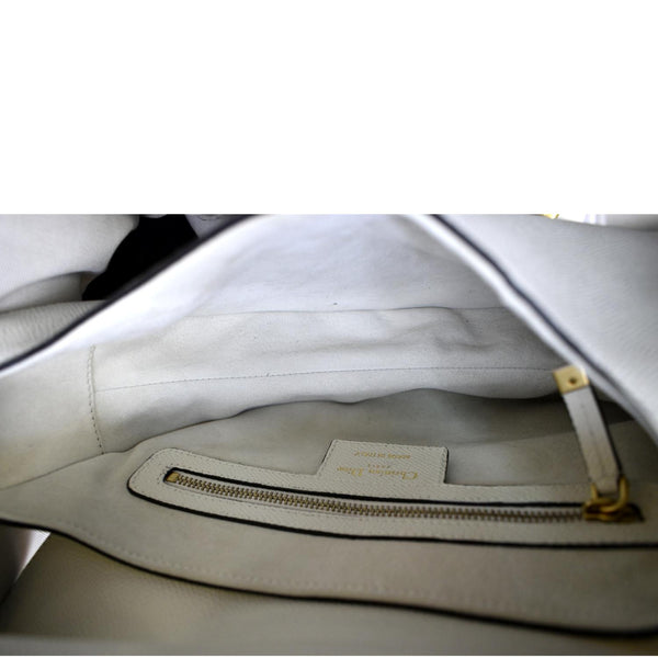 CHRISTIAN DIOR Saddle Grained Calfskin Leather Bag