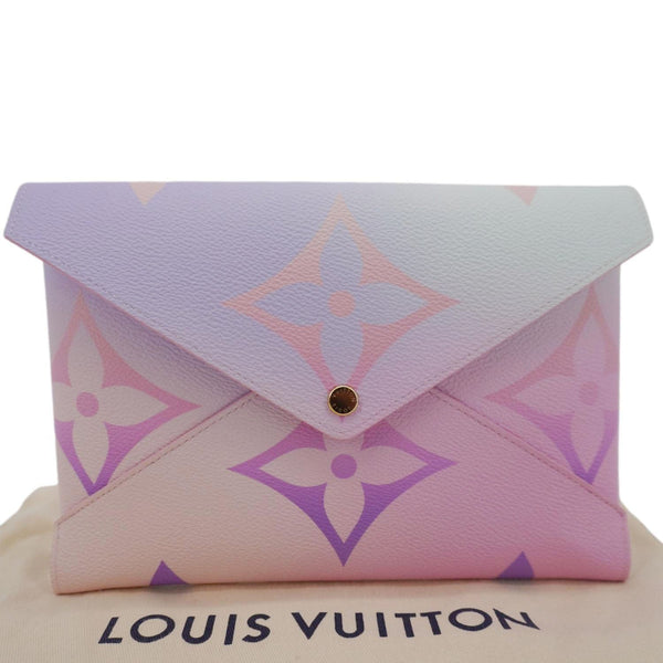 LOUIS VUITTON Kirigami Large Monogram Giant Spring In The City Pochette Sunrise Pastel
