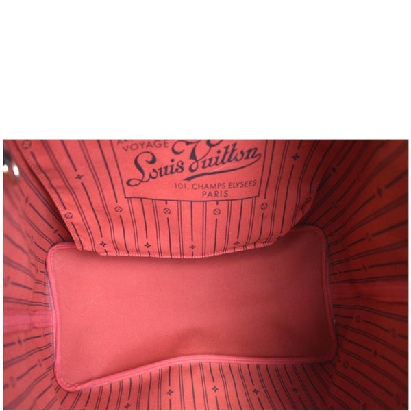 LOUIS VUITTON Neverfull GM Damier Ebene Tote Shoulder Bag Brown