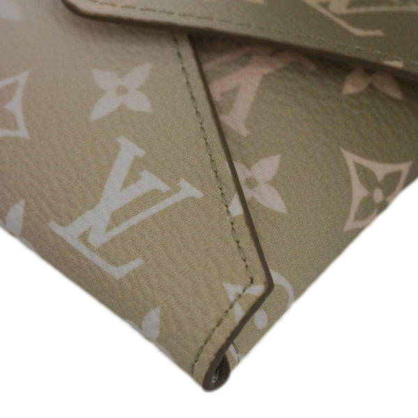 LOUIS VUITTON Kirigami Small Monogram Spring In The City Pochette Sunset Kaki