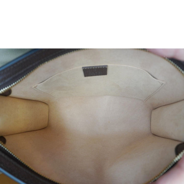 GUCCI Ophidia GG Supreme Canvas Zip Pouch Beige 625549