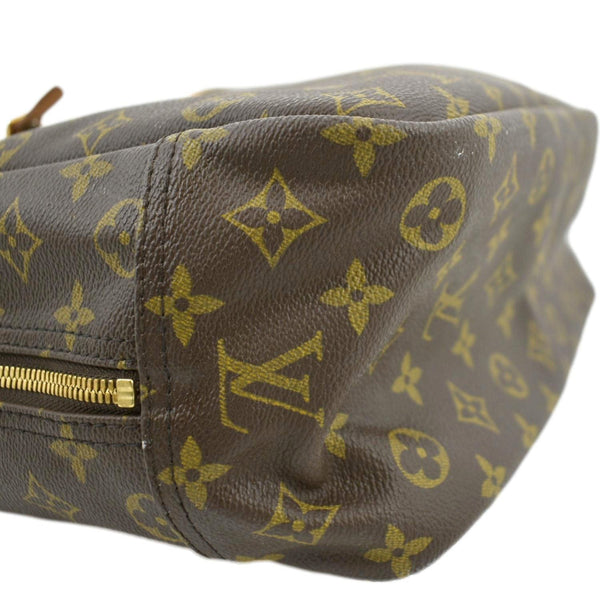 LOUIS VUITTON Deauville Bowling Monogram Canvas Satchel Bag Brown