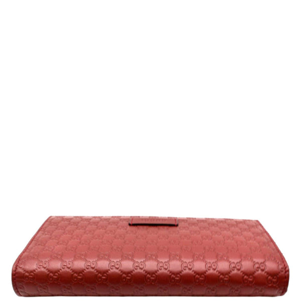 GUCCI Microguccissima GG Leather Long Wallet 449396 Red