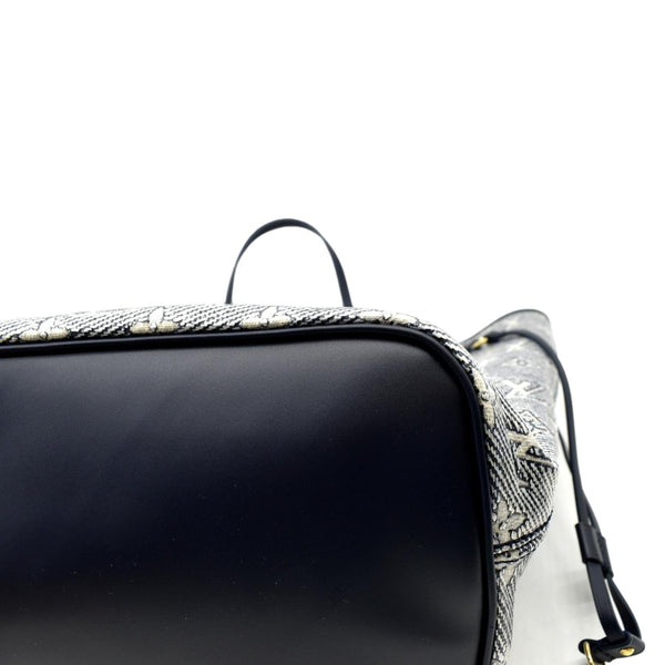 LOUIS VUITTON Neverfull MM Autres Toiles Monogram Canvas Tote Bag Metallic Chrome