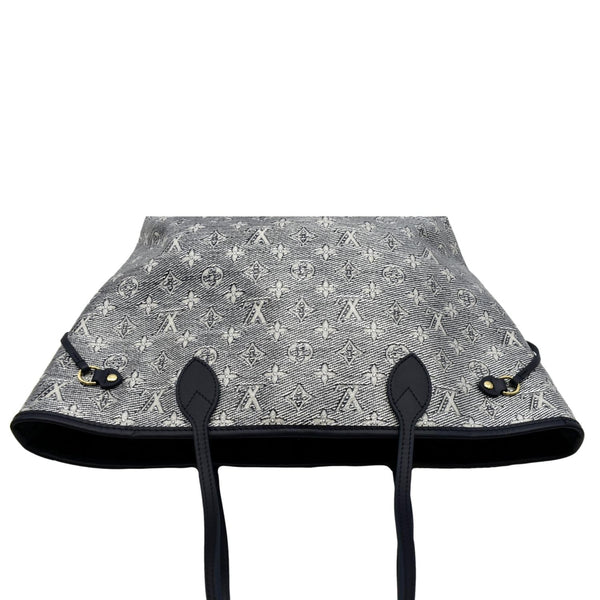 LOUIS VUITTON Neverfull MM Autres Toiles Monogram Canvas Tote Bag Metallic Chrome