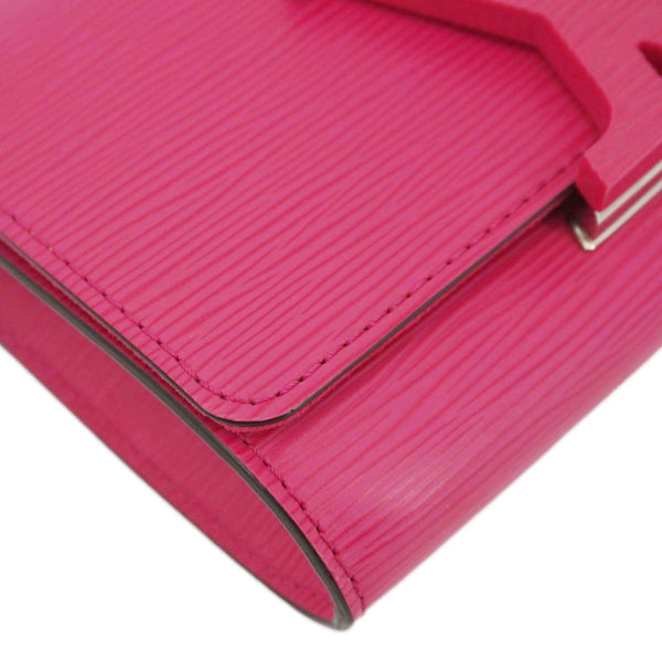 LOUIS VUITTON Louise PM Epi Leather Crossbody Bag Pink