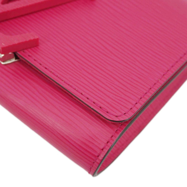 LOUIS VUITTON Louise PM Epi Leather Crossbody Bag Pink