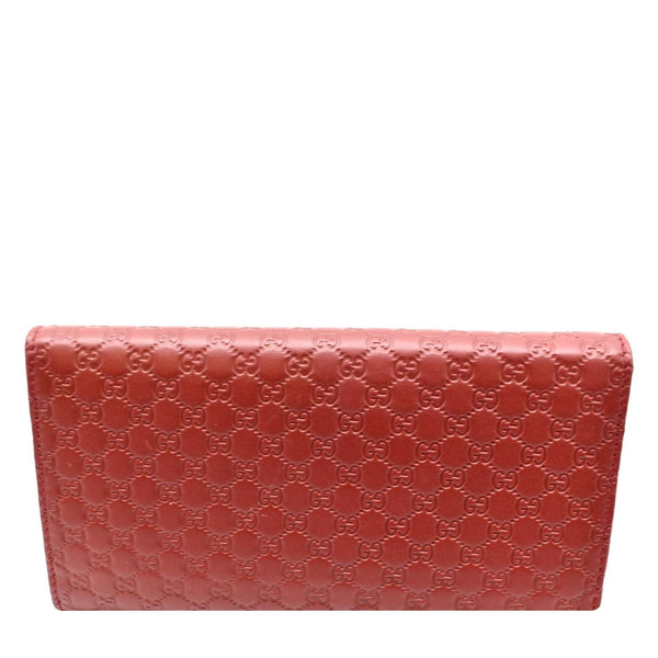 GUCCI Microguccissima GG Leather Long Wallet 449396 Red