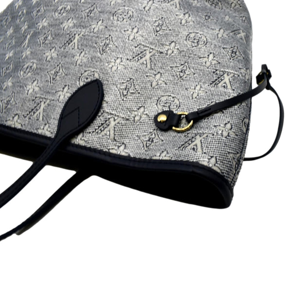 LOUIS VUITTON Neverfull MM Autres Toiles Monogram Canvas Tote Bag Metallic Chrome