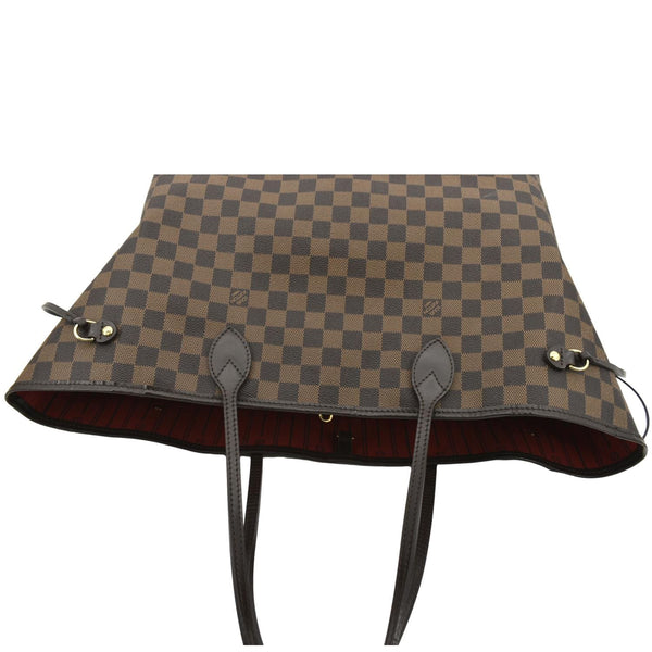 LOUIS VUITTON Neverfull GM Damier Ebene Tote Shoulder Bag Brown