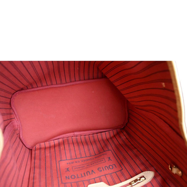 LOUIS VUITTON Neverfull MM Monogram Canvas Tote Bag Brown