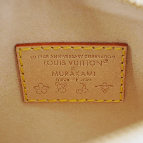 LOUIS VUITTON Nano Speedy Murakami Monogram Multicolor Canvas Shoulder Bag White