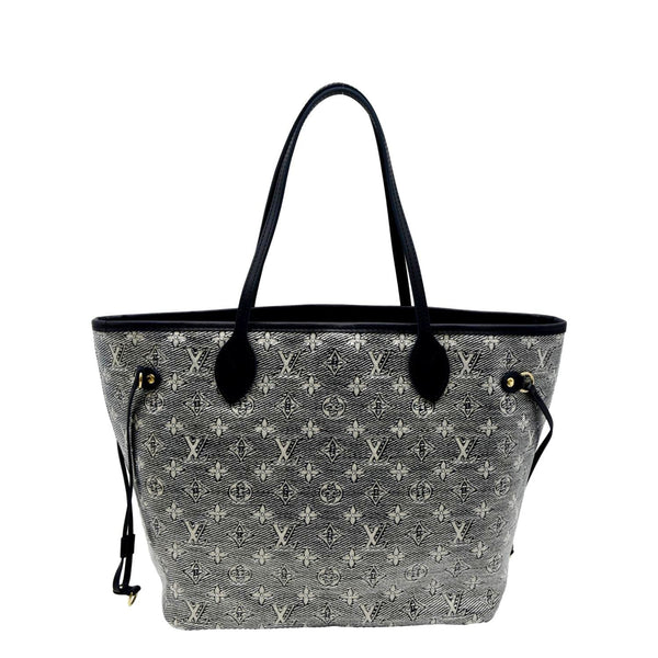 LOUIS VUITTON Neverfull MM Autres Toiles Monogram Canvas Tote Bag Metallic Chrome