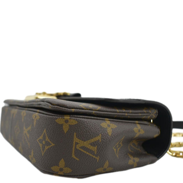 LOUIS VUITTON Marceau Monogram Canvas Shoulder Bag Black
