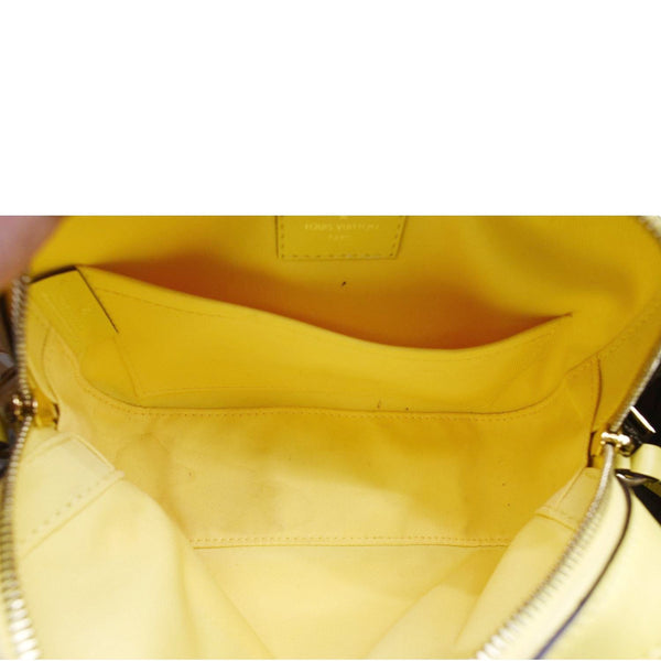 LOUIS VUITTON Saintonge Damier Azur Crossbody Bag White