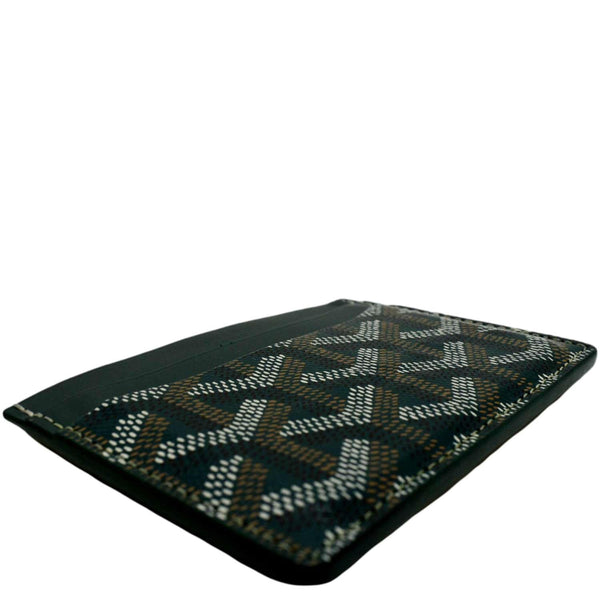GOYARD Saint Sulpice Monogram Canvas Card Holder Green
