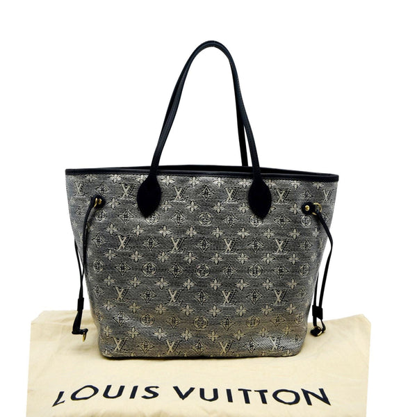LOUIS VUITTON Neverfull MM Autres Toiles Monogram Canvas Tote Bag Metallic Chrome