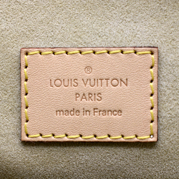 LOUIS VUITTON Manhattan GM Monogram Canvas Satchel Bag Brown