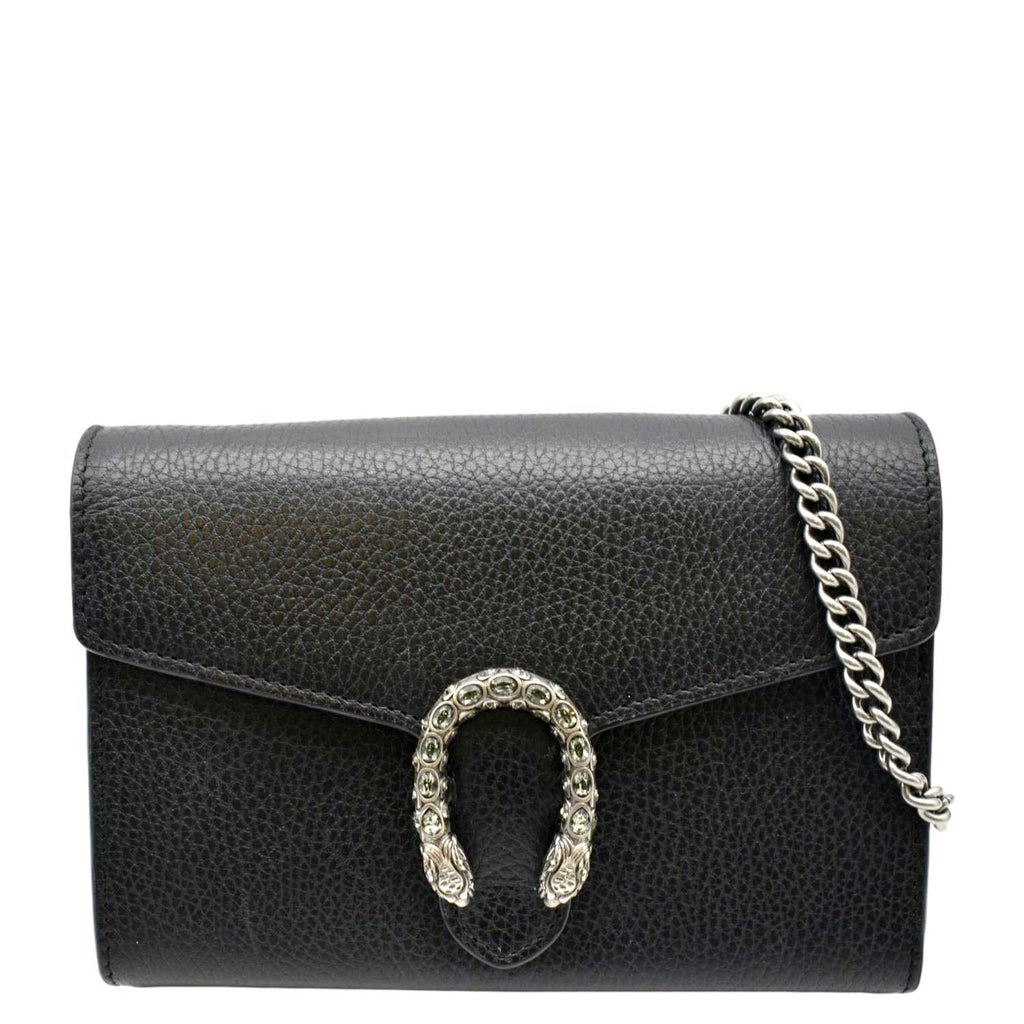 Dionysus leather handbag Gucci Grey in Leather - 29249412
