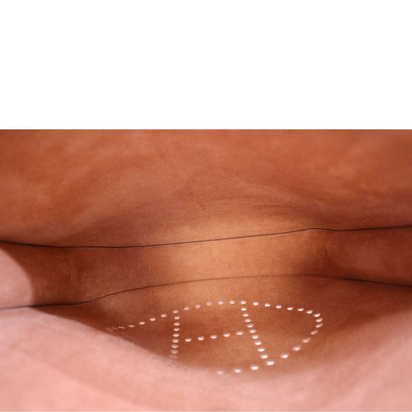 HERMES Evelyne PM III Clemence Leather Crossbody Bag Crevette