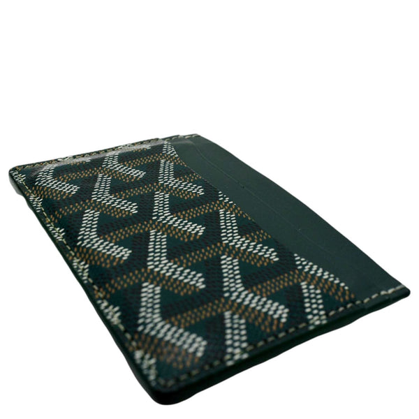 GOYARD Saint Sulpice Monogram Canvas Card Holder Green