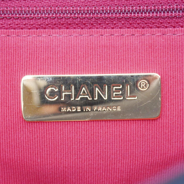 CHANEL 19 Flap Large Lambskin Leather Shoulder Bag Black