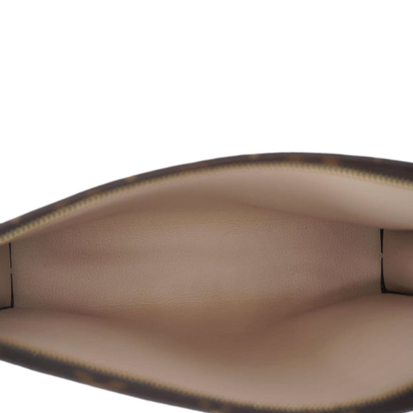 LOUIS VUITTON Poche Toilette NM Monogram Canvas Toiletry Pouch Brown