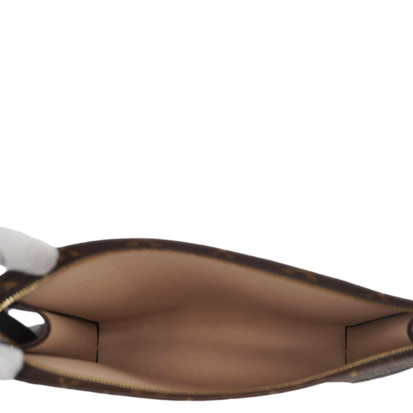 LOUIS VUITTON Poche Toilette NM Monogram Canvas Toiletry Pouch Brown