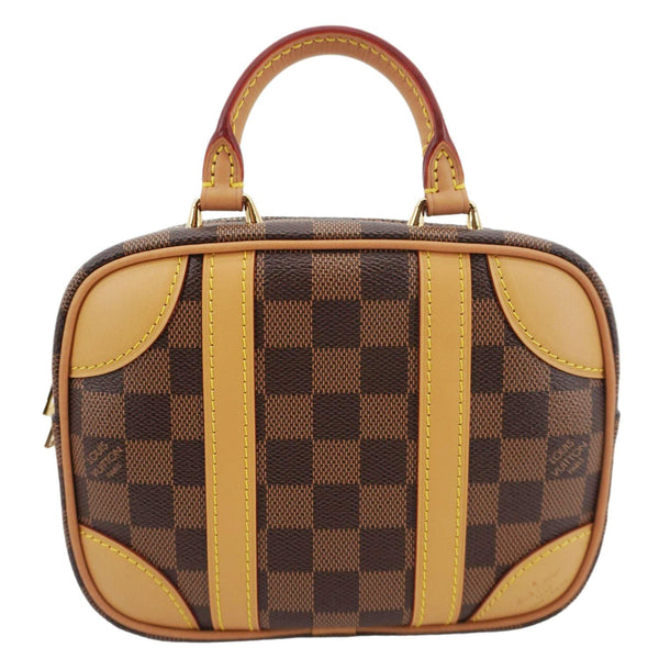 LOUIS VUITTON Valisette Souple BB Damier Ebene Shoulder Bag Brown