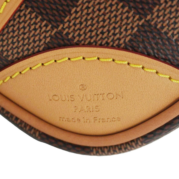 LOUIS VUITTON Valisette Souple BB Damier Ebene Shoulder Bag Brown