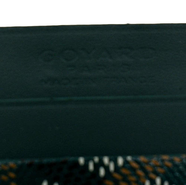 GOYARD Saint Sulpice Monogram Canvas Card Holder Green
