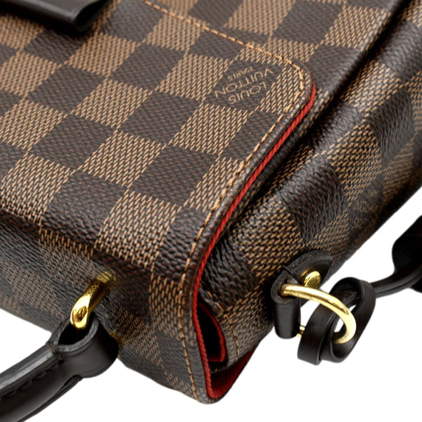 LOUIS VUITTON Croisette Damier Ebene Crossbody Bag Brown