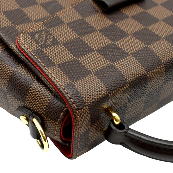 LOUIS VUITTON Croisette Damier Ebene Crossbody Bag Brown