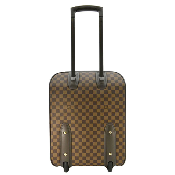 LOUIS VUITTON Pegase 45 Damier Ebene Rolling Travel Bag Brown