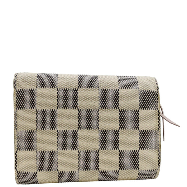 LOUIS VUITTON Victorine Damier Azur Wallet White