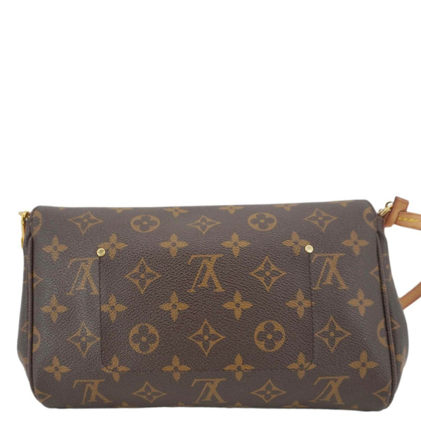 LOUIS VUITTON Favorite MM Monogram Canvas Shoulder Bag Brown