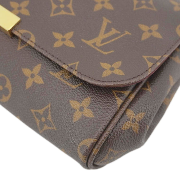 LOUIS VUITTON Favorite MM Monogram Canvas Shoulder Bag Brown
