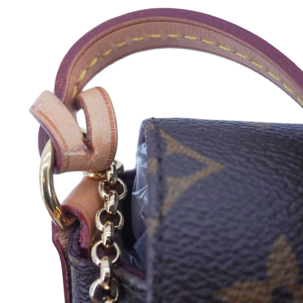 LOUIS VUITTON Favorite MM Monogram Canvas Shoulder Bag Brown