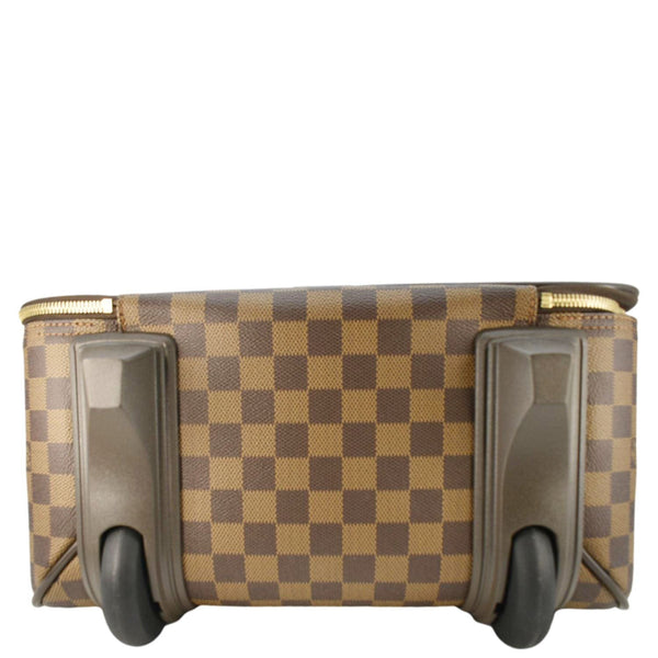 LOUIS VUITTON Pegase 45 Damier Ebene Rolling Travel Bag Brown