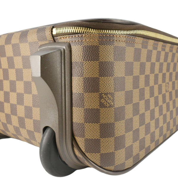 LOUIS VUITTON Pegase 45 Damier Ebene Rolling Travel Bag Brown