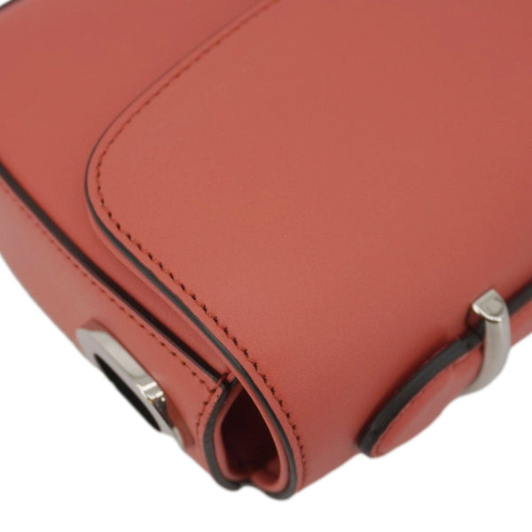 GUCCI Petite GG Mini Leather Chain Shoulder Bag Pink 739722