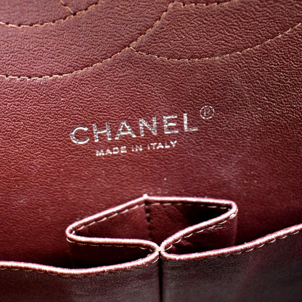 CHANEL Classic Jumbo Double Flap Quilted Caviar Leather Shoulder Bag Black