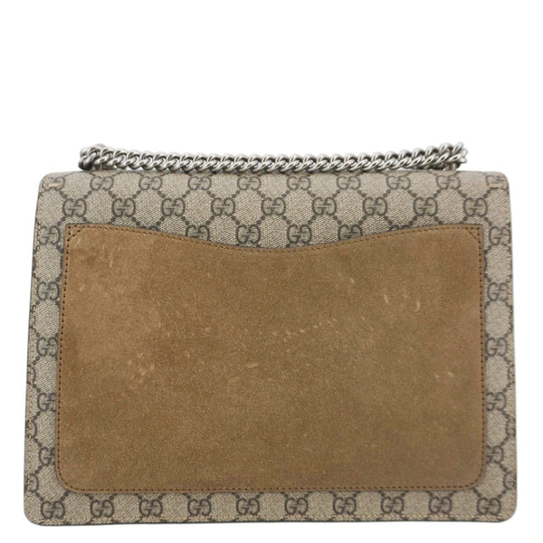 GUCCI Dionysus Medium GG Supreme Monogram Shoulder Bag Beige 403348