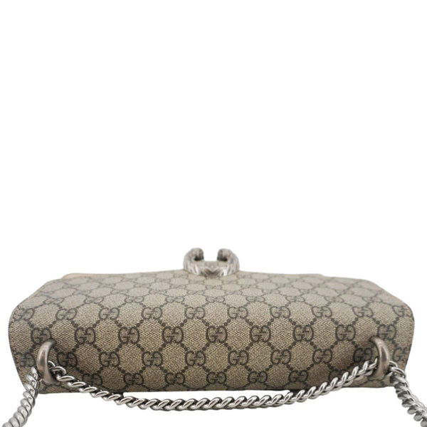 GUCCI Dionysus Medium GG Supreme Monogram Shoulder Bag Beige 403348