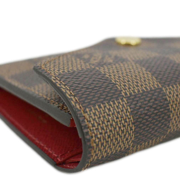 LOUIS VUITTON Victorine Damier Ebene Canvas Wallet Brown