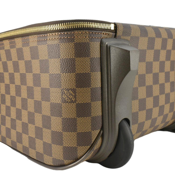 LOUIS VUITTON Pegase 45 Damier Ebene Rolling Travel Bag Brown