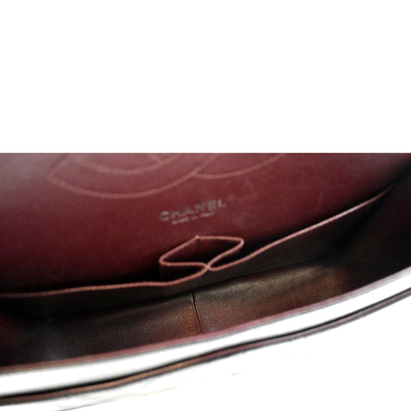 CHANEL Classic Jumbo Double Flap Quilted Caviar Leather Shoulder Bag Black