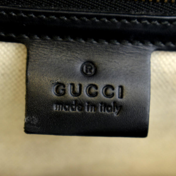 GUCCI Knight Malaga Kid Heart Medium Leather Crossbody Bag Black 431777