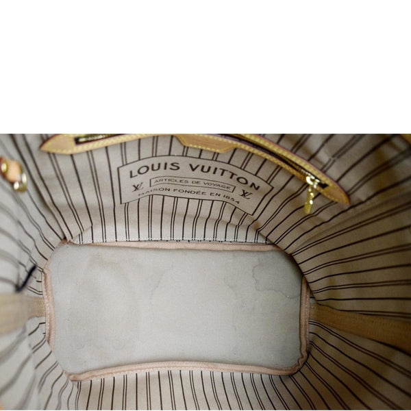 LOUIS VUITTON Neverfull MM Monogram Canvas Tote Bag Brown