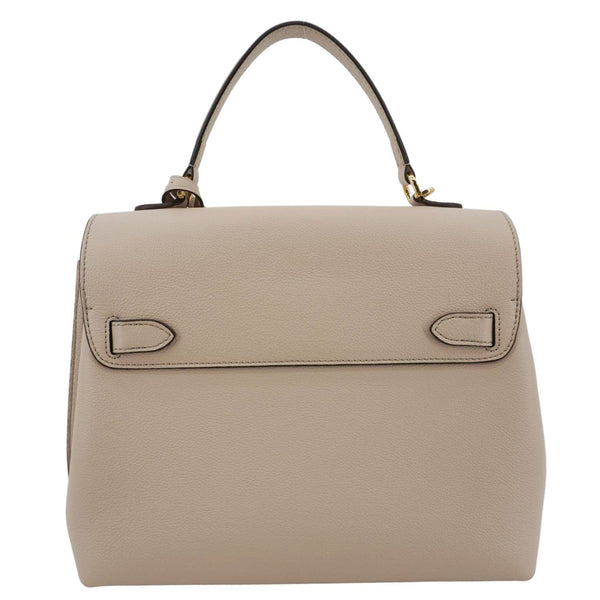 LOUIS VUITTON Lockme Ever MM Leather Shoulder Bag Greige